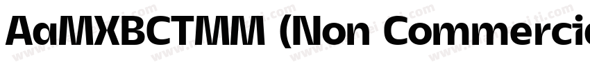 AaMXBCTMM (Non Commercial Use)Aa 蜜字体转换